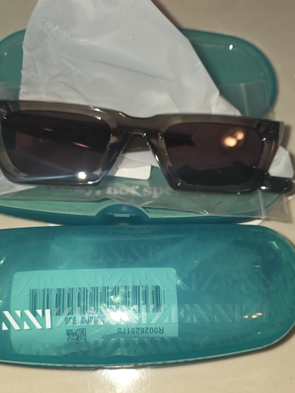 Men's Rectangular Sunglasses in Gray